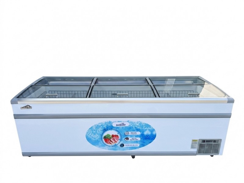 Tủ Đông Trưng Bày GoldCool Tự Động Xả Đá GCST1100